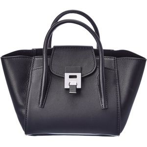 SOLD - Michael Kors Colection Black Mini Leather  Crossbody Made in Italy $990